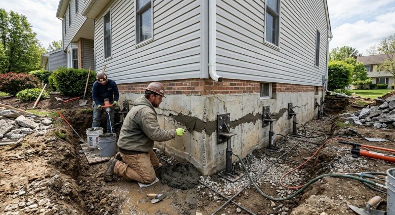 Basement Foundation Repair in Cass County, MO