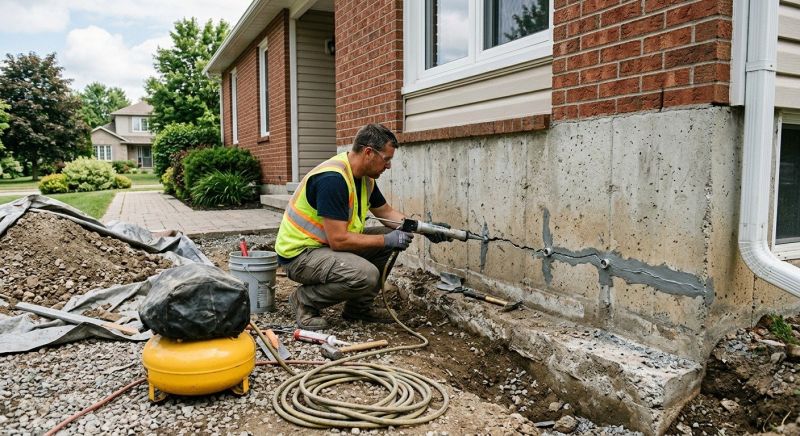 Basement Foundation Repair in Johnson County, KS
