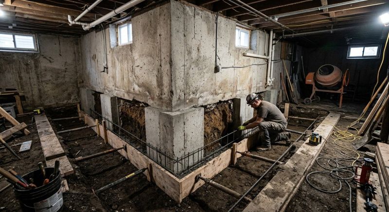 Basement Underpinning in Johnson County, KS
