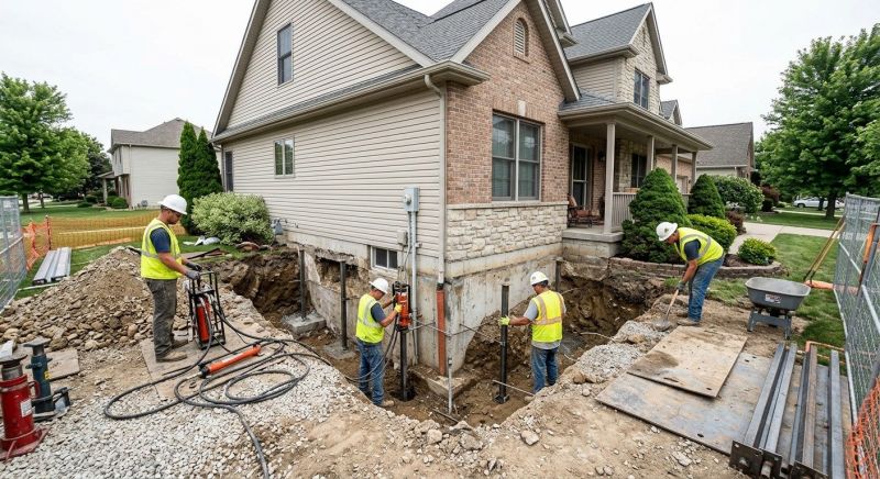 Building Foundation Repair in Leawood, KS