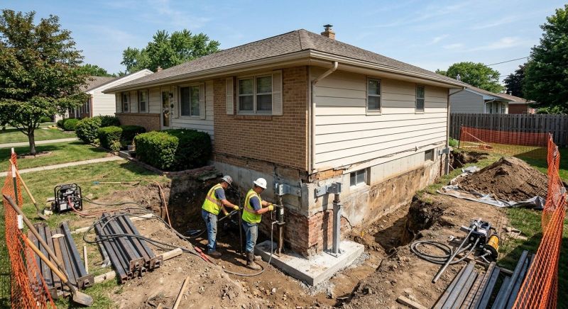 Building Foundation Repair in Shawnee, KS