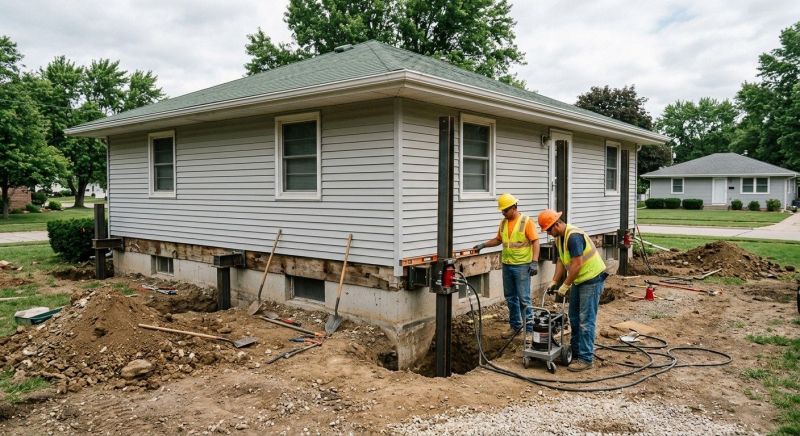 Concrete Foundation Leveling in Johnson County, KS