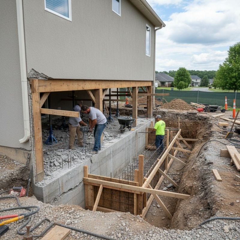 Concrete Foundation Repair in Bonner Springs, KS