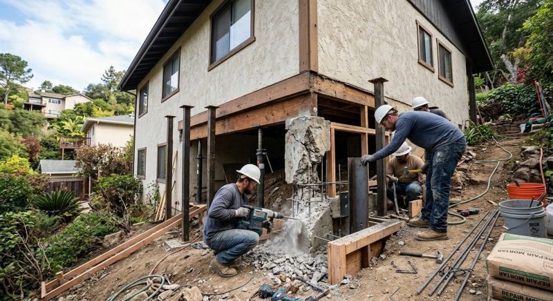 Concrete Foundation Repair in Lees Summit, MO