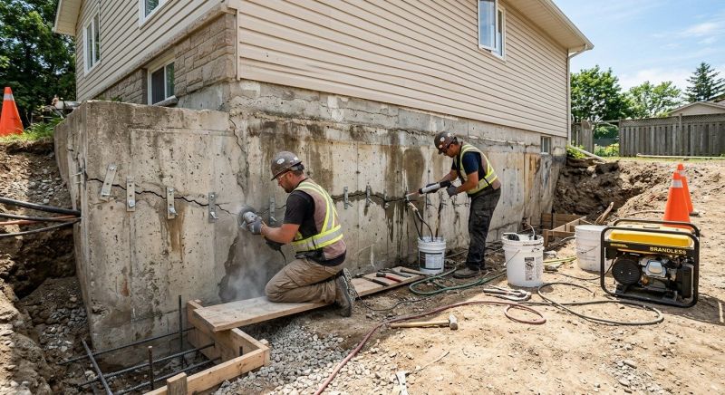Concrete Foundation Repair in Lenexa, KS