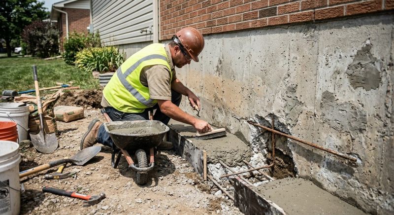 Concrete Foundation Repair in Johnson County, KS