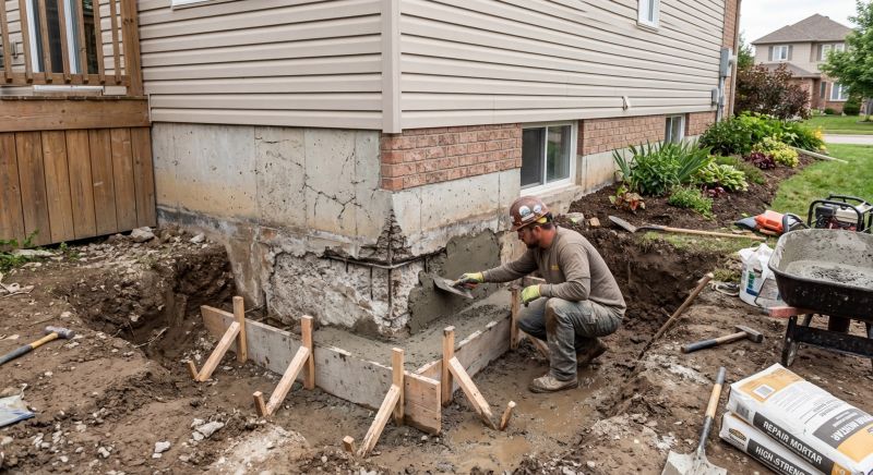 Concrete Foundation Repair in Wellsville, KS