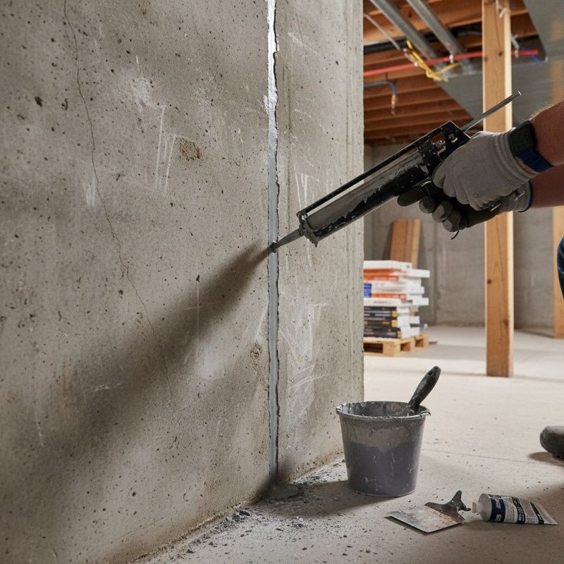 Cracked Basement Floor Repair in Johnson County, KS