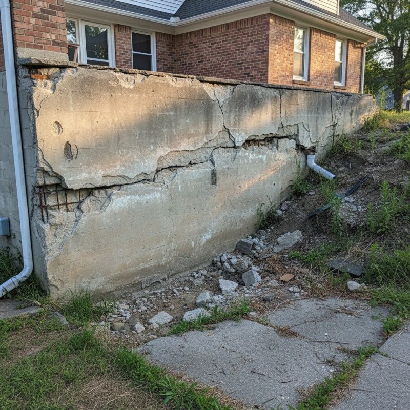 Cracked Foundation Repair in Bonner Springs, KS