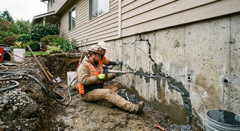 Cracked Foundation Repair in Cass County, MO
