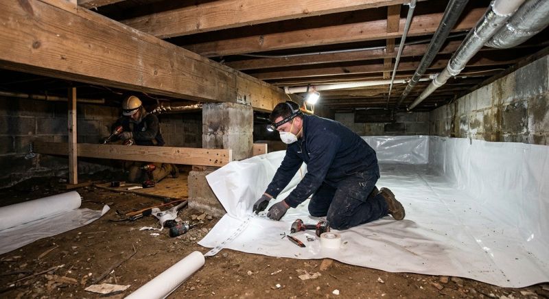 Crawl Space Leveling in Johnson County, KS