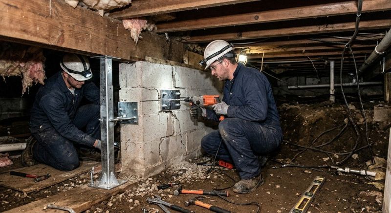 Crawlspace Foundation Repair in Johnson County, KS
