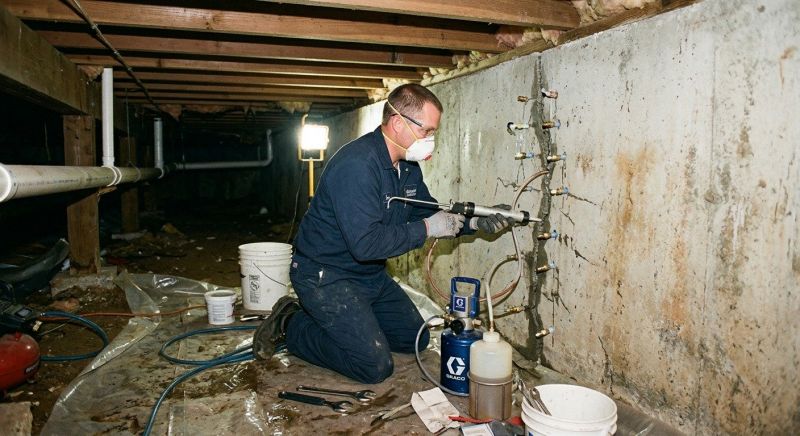Crawlspace Foundation Repair in Linwood, KS