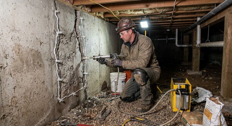 Crawlspace Foundation Repair in Paola, KS