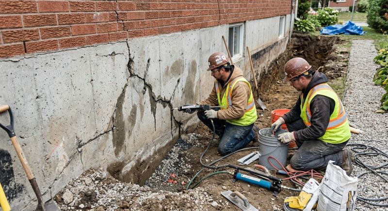 Foundation Cracks Repair in Johnson County, KS