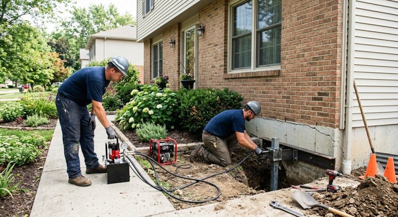 Foundation Jacking in De Soto, KS