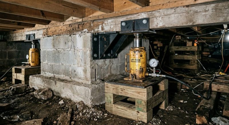 Foundation Jacking in De Soto, KS
