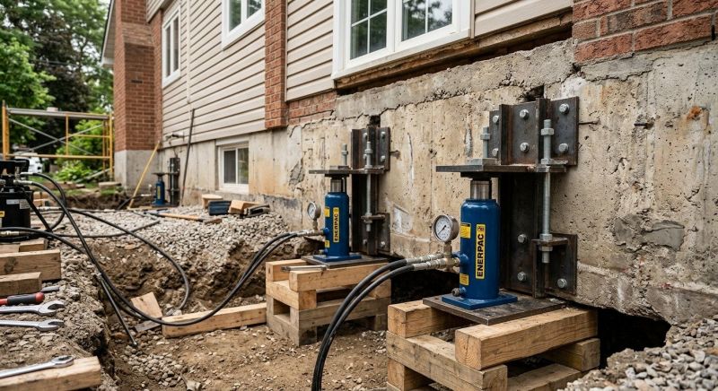 Foundation Jacking in Eudora, KS