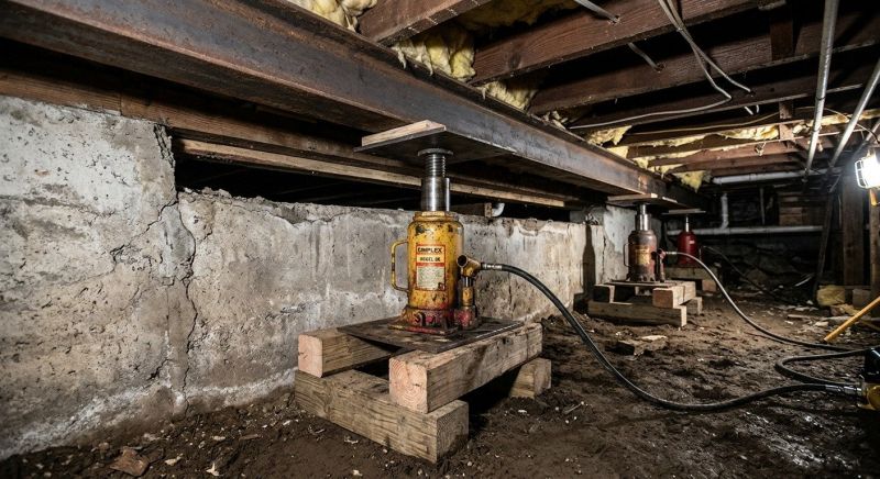 Foundation Jacking in Eudora, KS