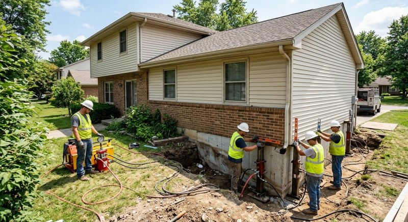 Foundation Jacking in Gardner, KS