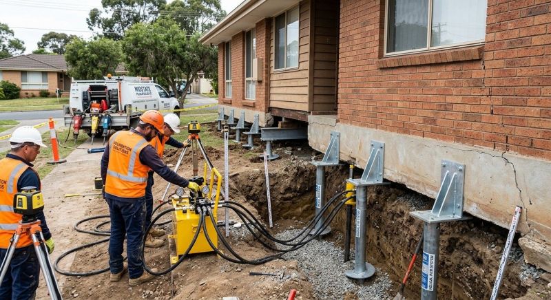 Foundation Jacking in Leawood, KS