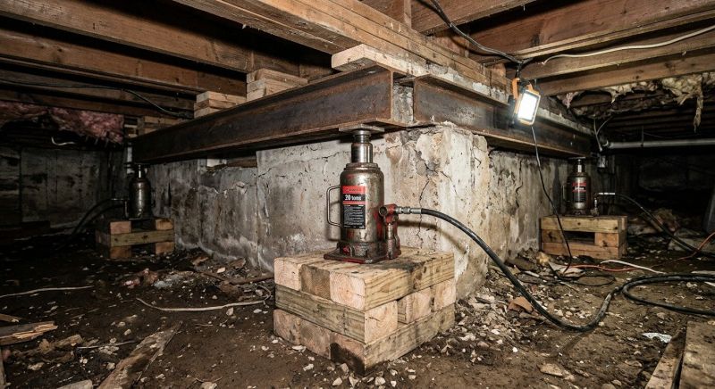 Foundation Jacking in Leawood, KS