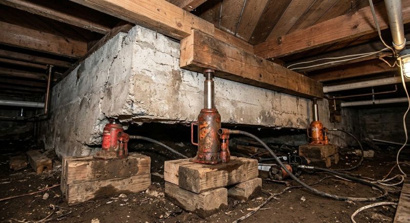 Foundation Jacking in Linwood, KS