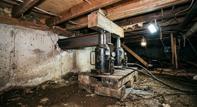 Foundation Jacking in Olathe, KS