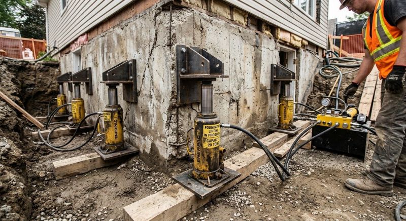 Foundation Jacking in Shawnee, KS