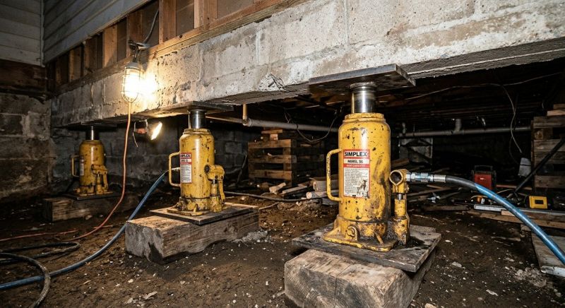 Foundation Jacking in Spring Hill, KS