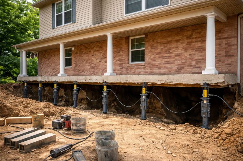 Foundation Jacking in Spring Hill, KS