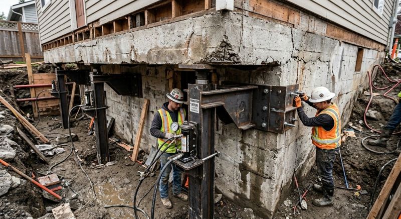 Foundation Lifting in Kansas City, KS