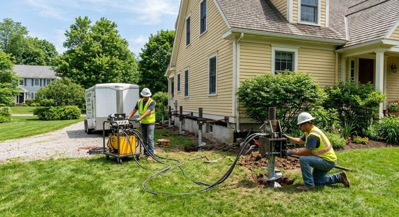 Foundation Lifting in Leawood, KS