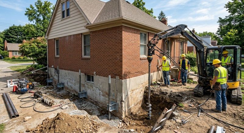 Foundation Stabilizing in Eudora, KS