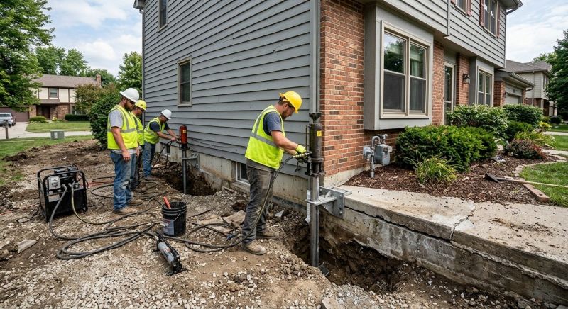 Foundation Stabilizing in Linwood, KS