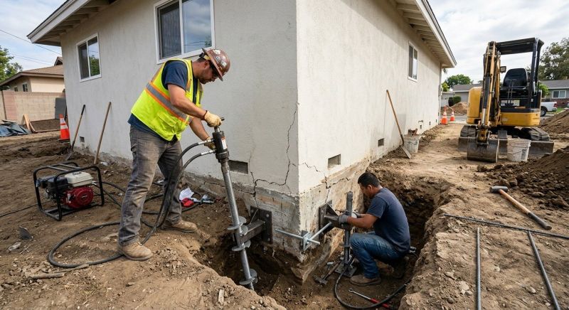 Foundation Stabilizing in Shawnee, KS