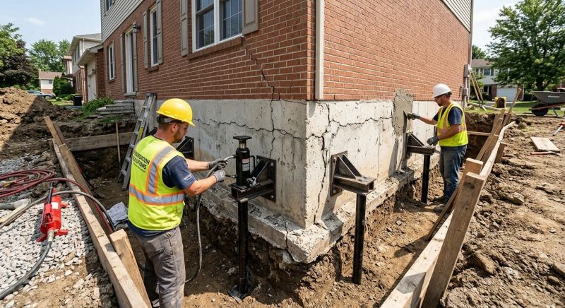 Foundation Structural Repair in Cass County, MO