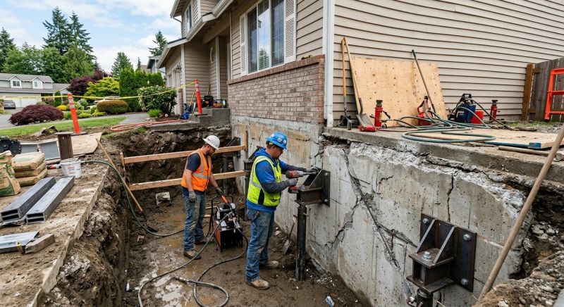 Foundation Structural Repair in Lees Summit, MO