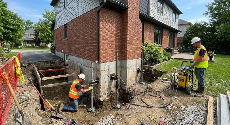 Foundation Underpinning in Johnson County, KS