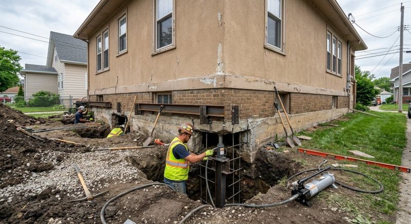 Foundation Underpinning in Johnson County, KS