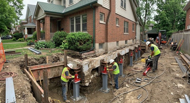 Foundation Underpinning in Johnson County, KS