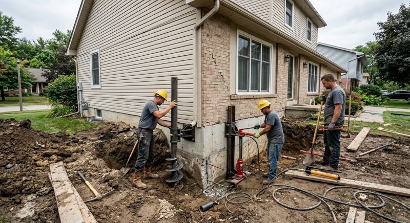 Home Foundation Repair in Louisburg, KS