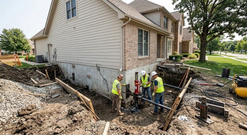 House Foundation Repair in Lees Summit, MO