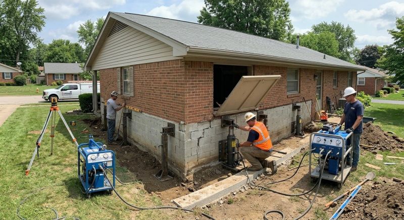 House Leveling in Leawood, KS