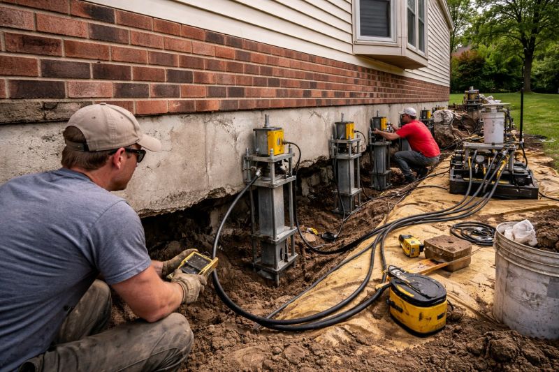 Settling Foundation Service in Overland Park, KS