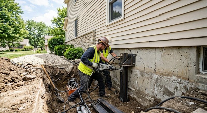 Structural Foundation Repair in Bonner Springs, KS