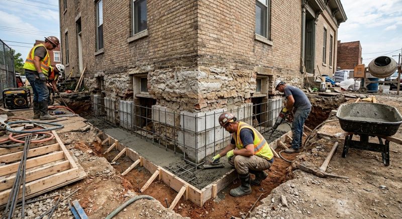 Underpinning Repair in Johnson County, KS